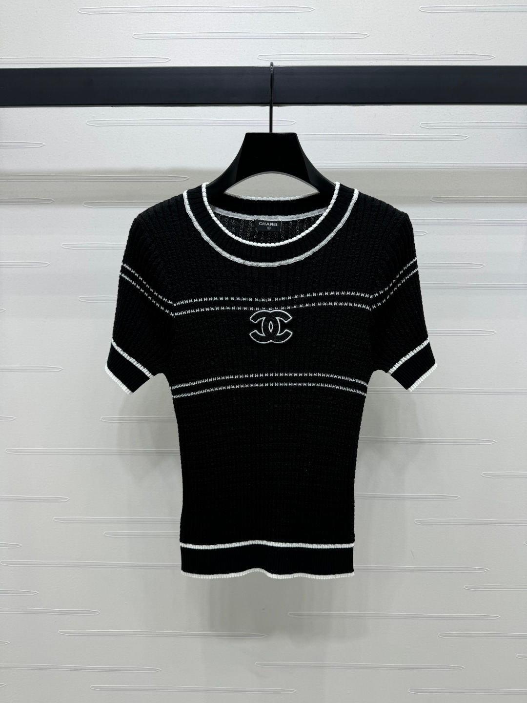 Chanel black blouse 