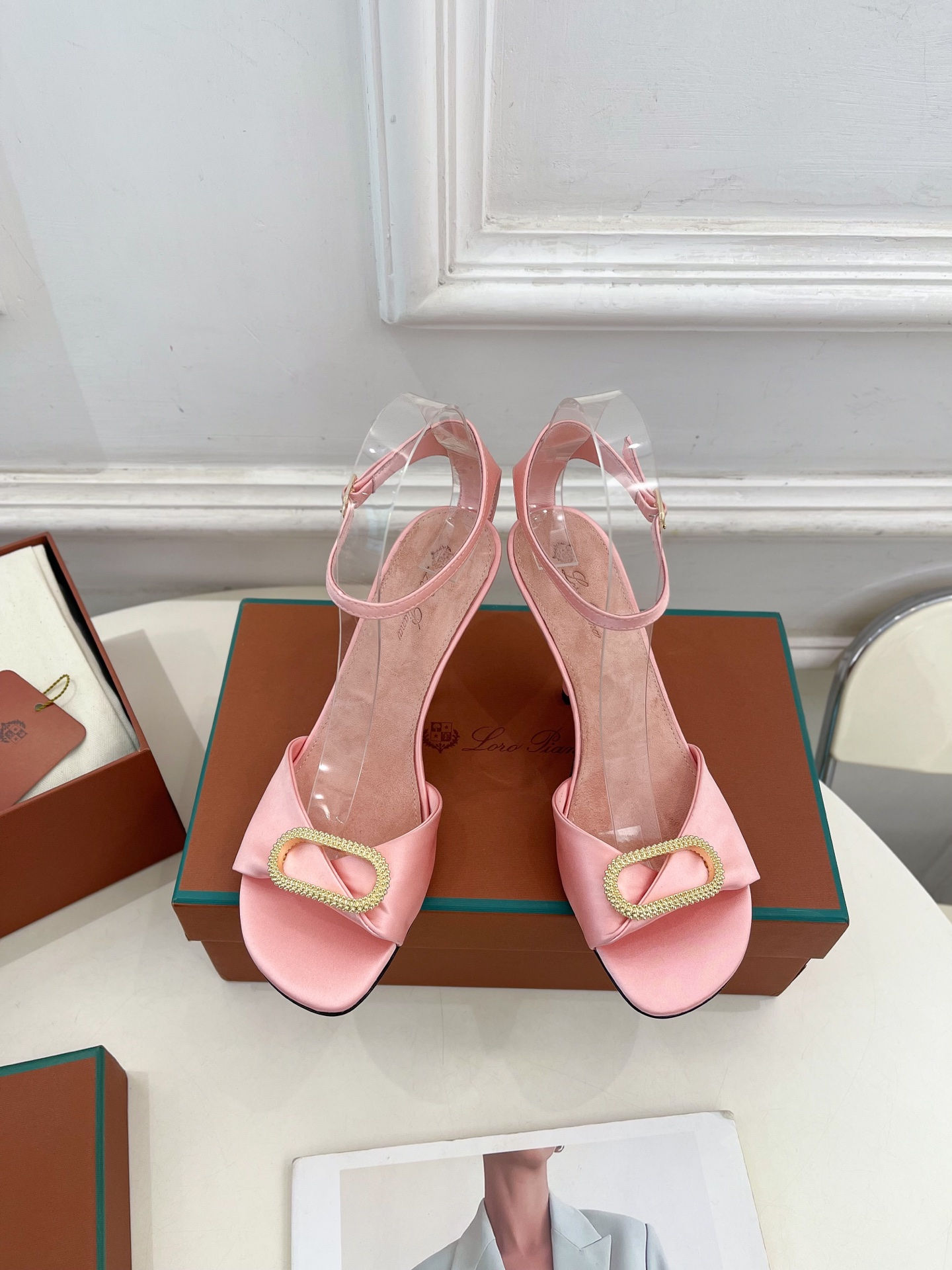 Sandale Loro Piana roz