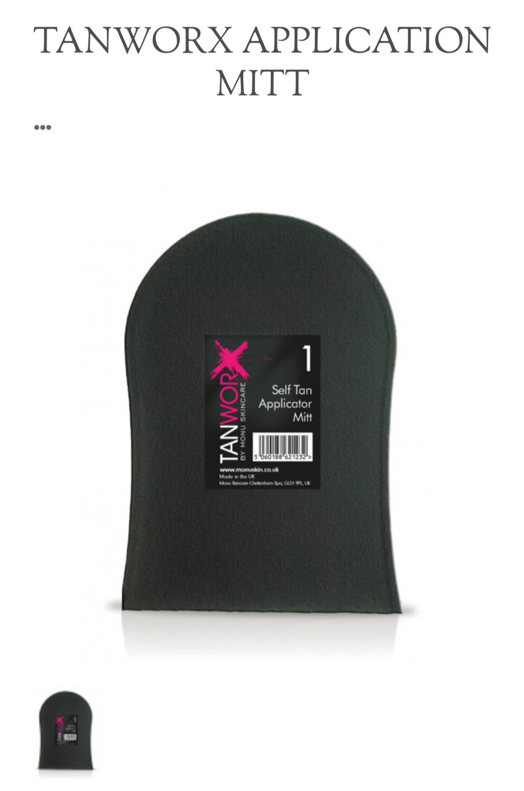 Tanworx Application Mitt