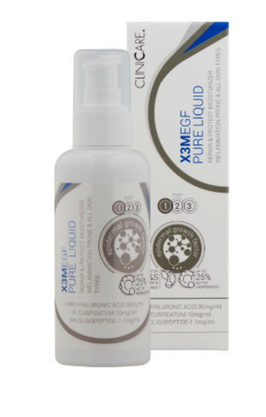 Clinicare X3M EGF Pure Liquid Moisturiser 100ml