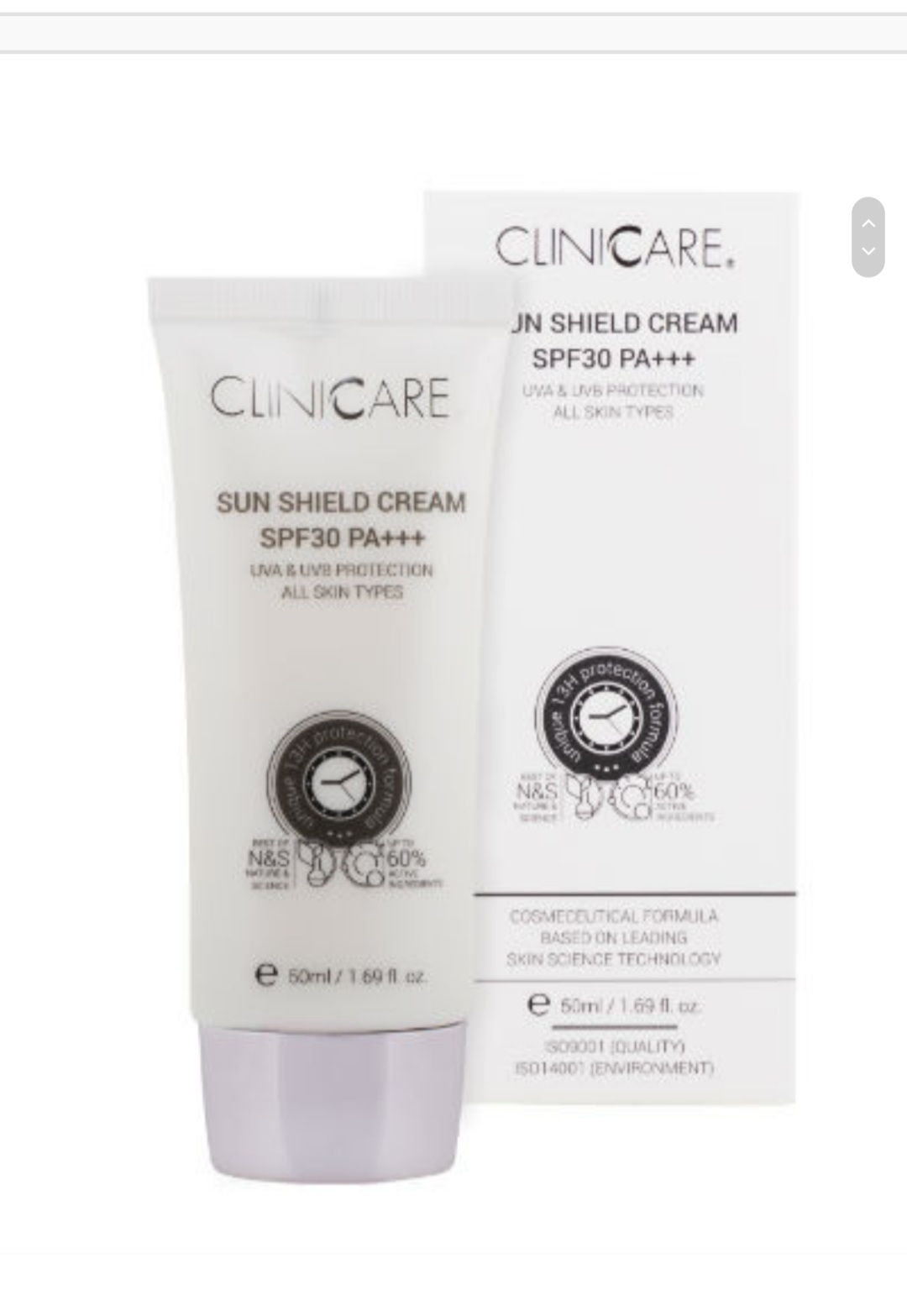 Clinicare Sun Shield SPF30 50ml