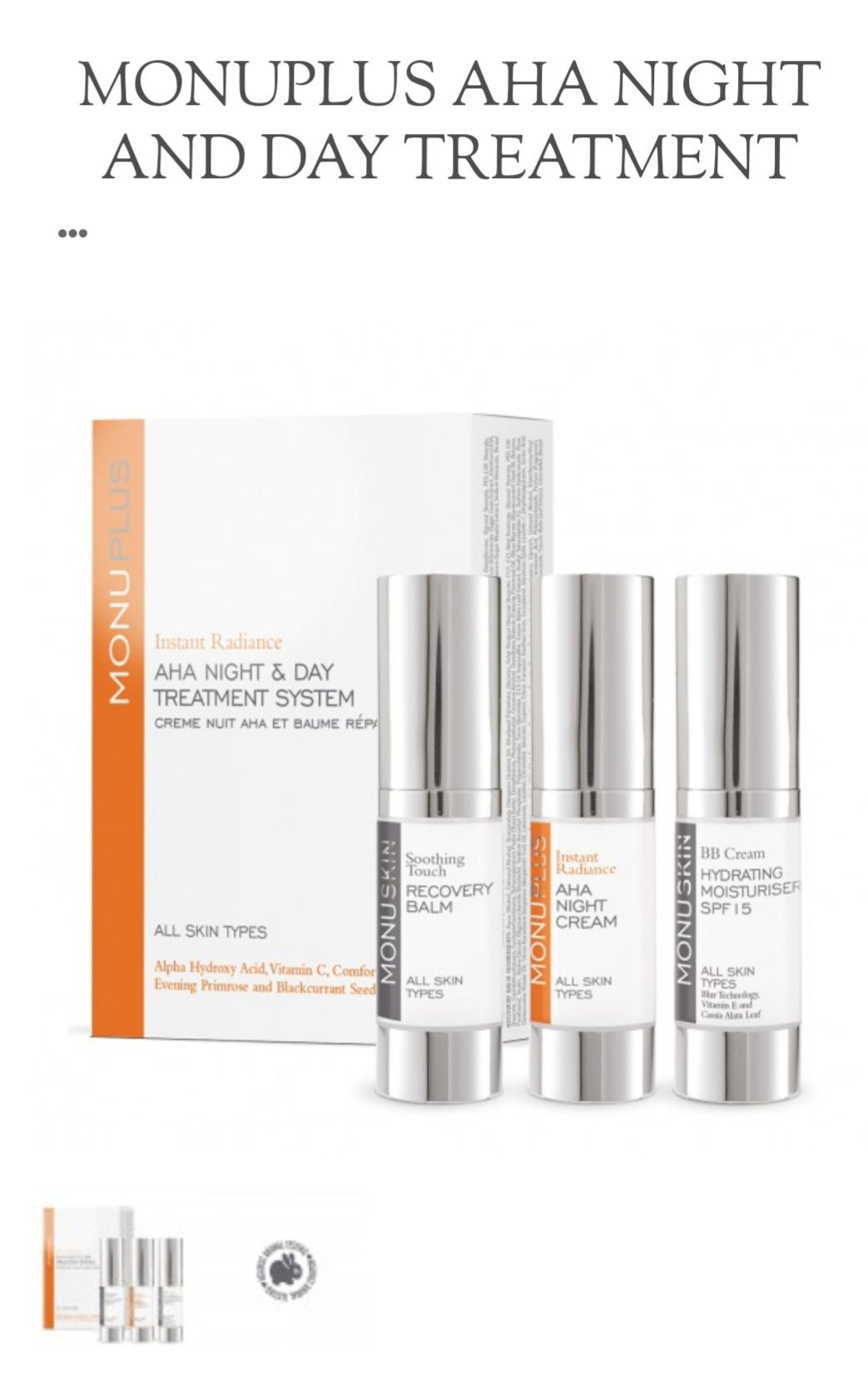 AHA Night & Day Treatment System 3x15