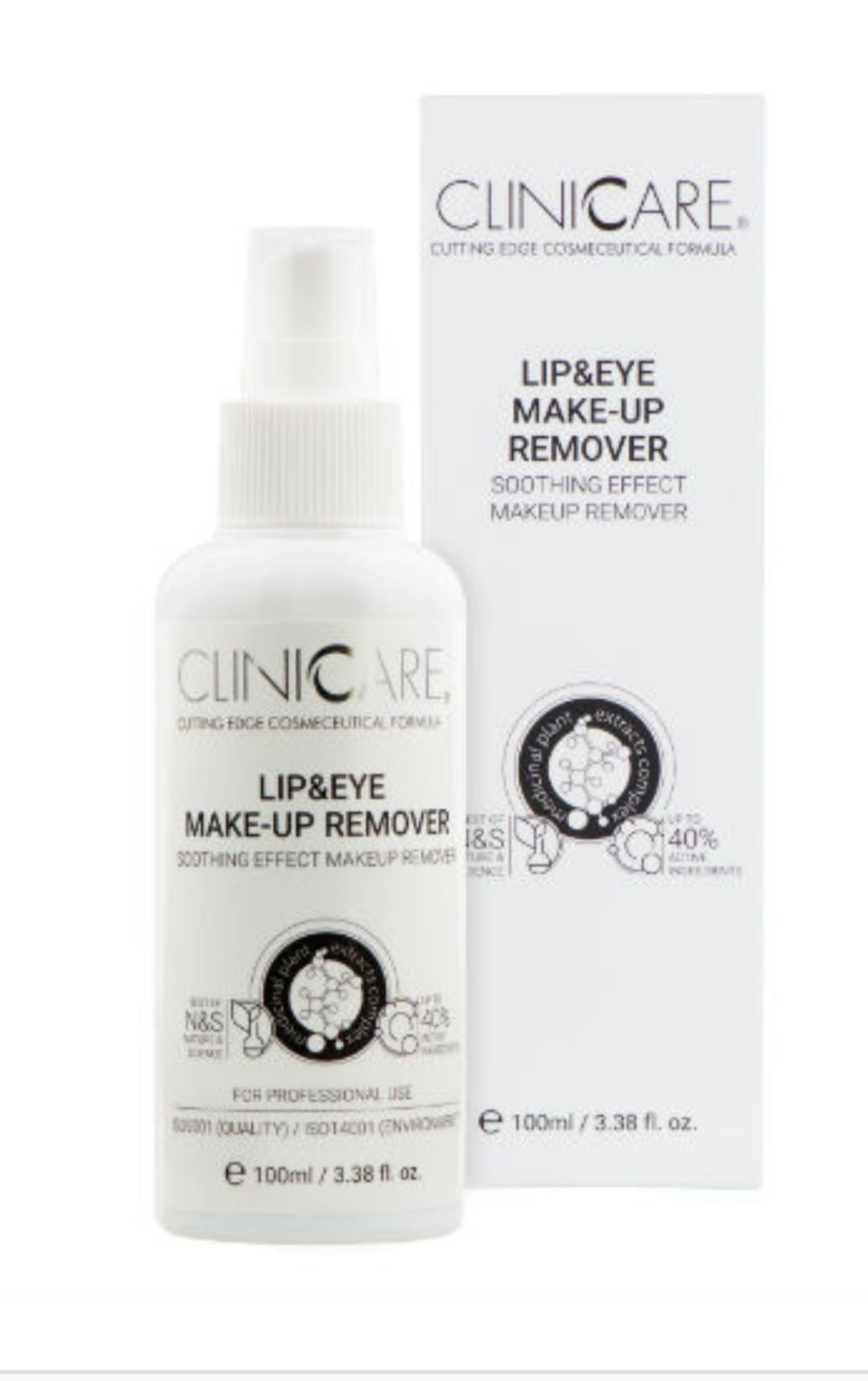 Clinicare Lip & Eye Make Up Remover 100ml