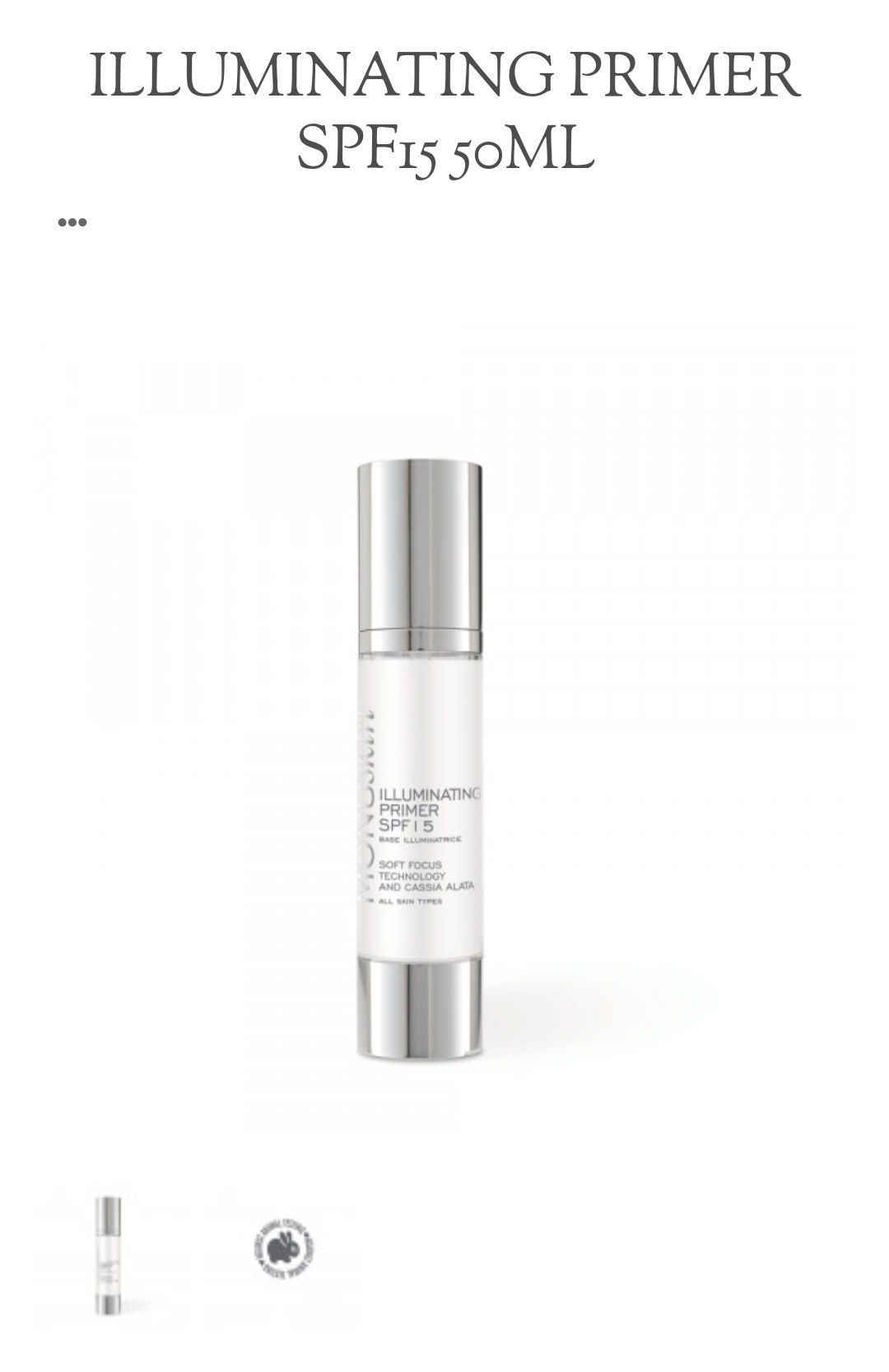 Illuminating Primer SPF15 50ml