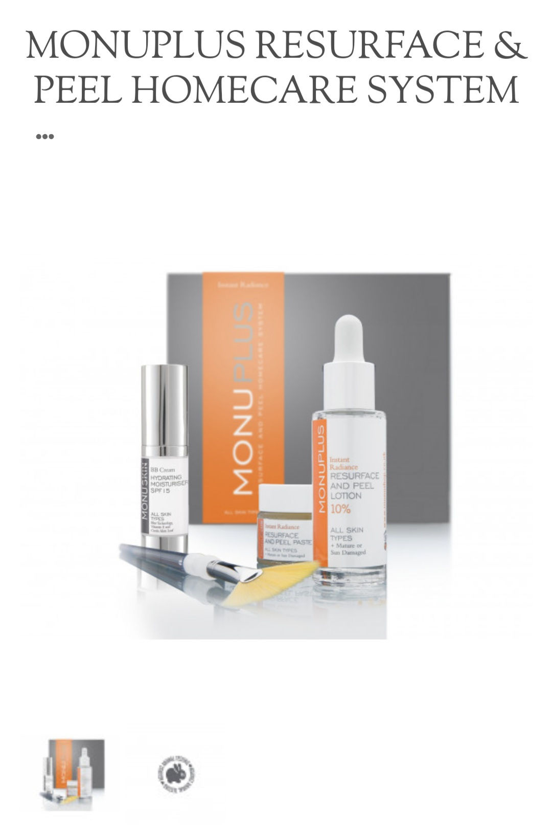 Resurface & Peel Homecare Kit