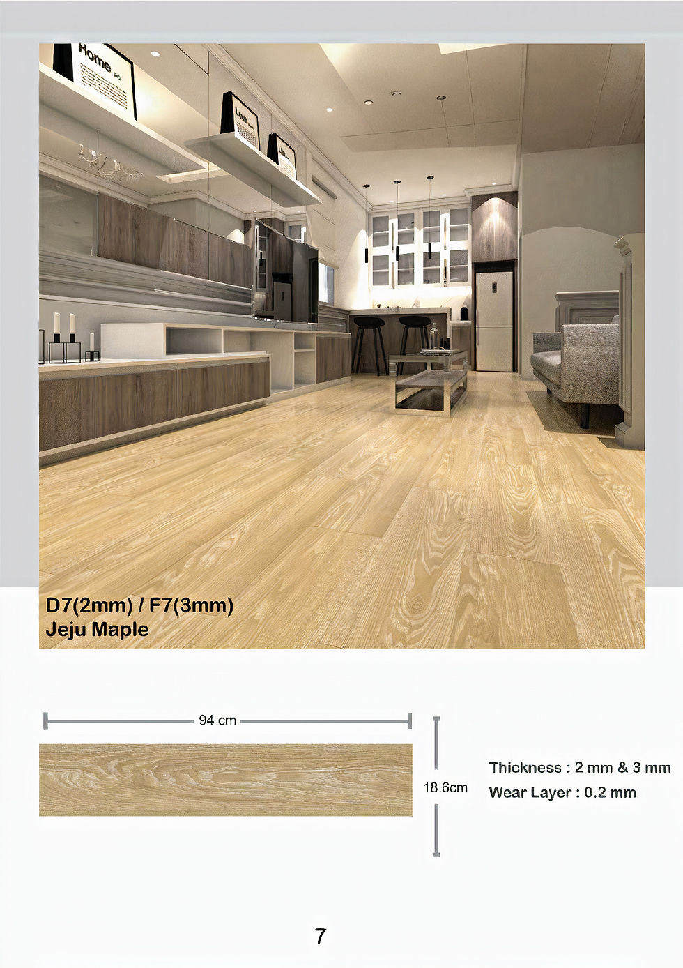 Thumbnail: Luxury Vinyl Floor 3mm