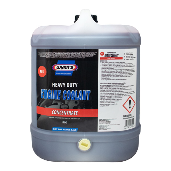 Wynn’s Heavy Duty Engine Coolant Concentrate - Red 20L