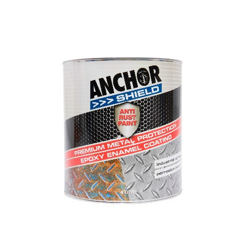 Anchor Shield Matt Black 4Lt | Allux Trade Supplies
