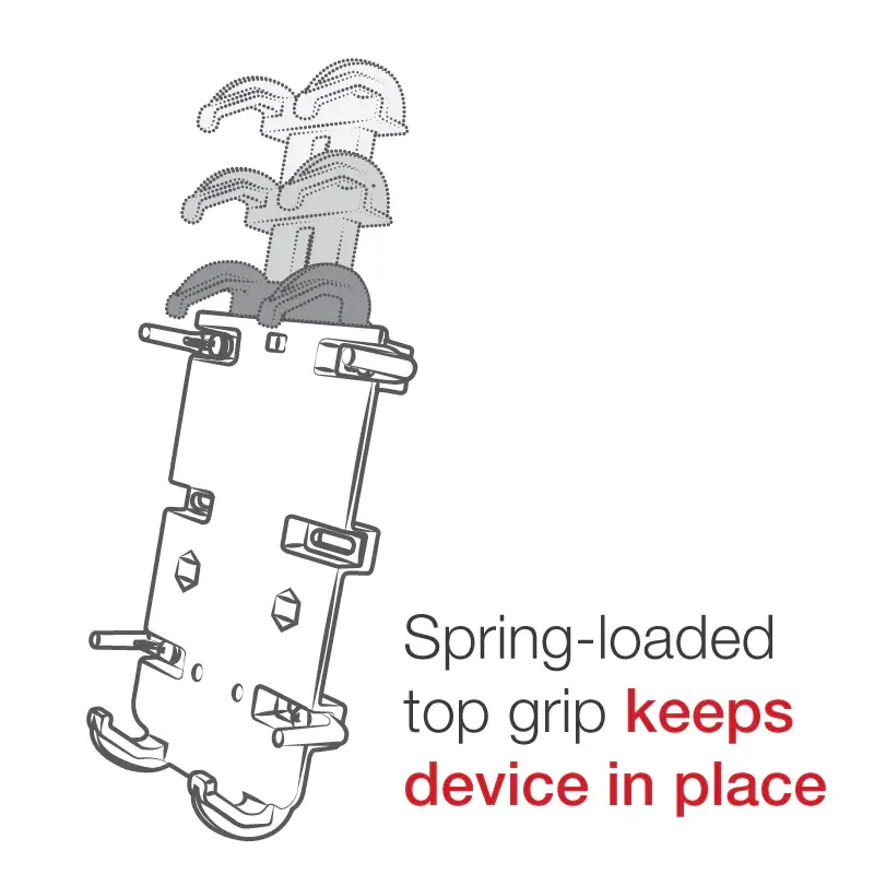 Miniatura: BASE TELEFONO "QUICK GRIP" "VIBE SAFE" GRANDE