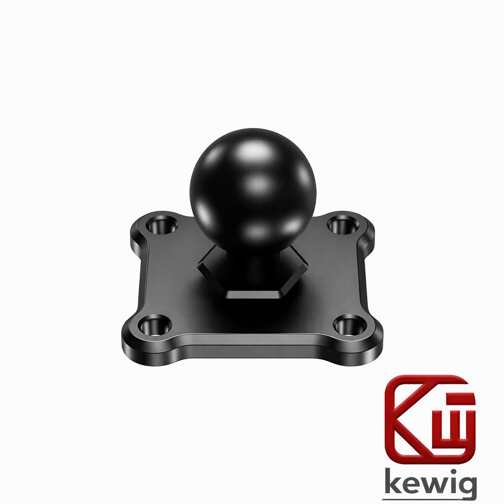 SOPORTE KEWIG CUADRADO 2"x1.7" AMPS BOLA 1"