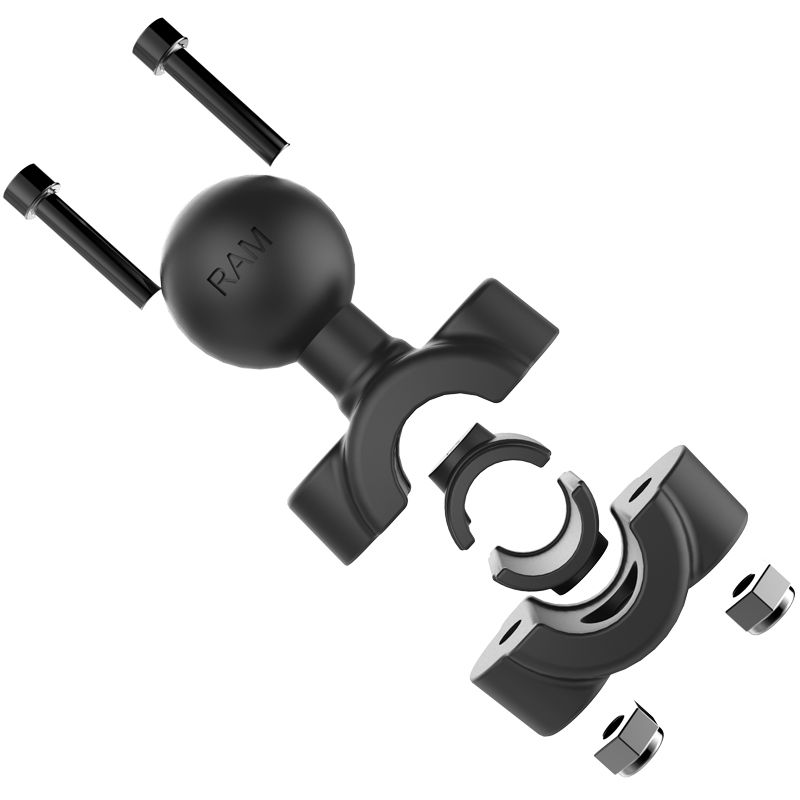 Miniatura: SOPORTE PARA RETROVISOR O RIEL BOLA 1"
