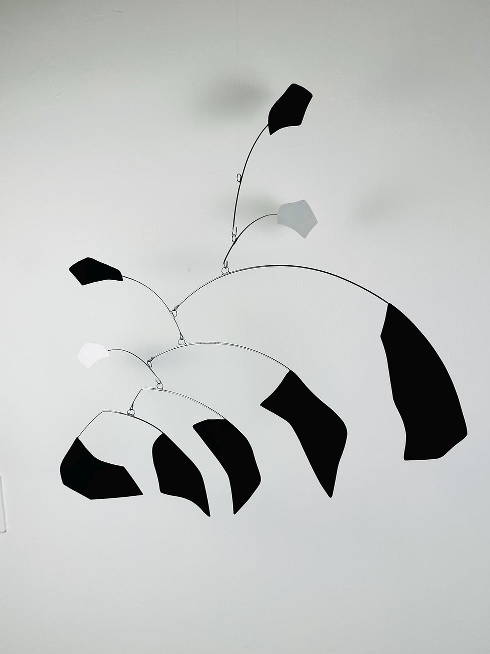 Thumbnail: Mobile | hanging mobile | Abstract Black & White mobile |  mid century modern