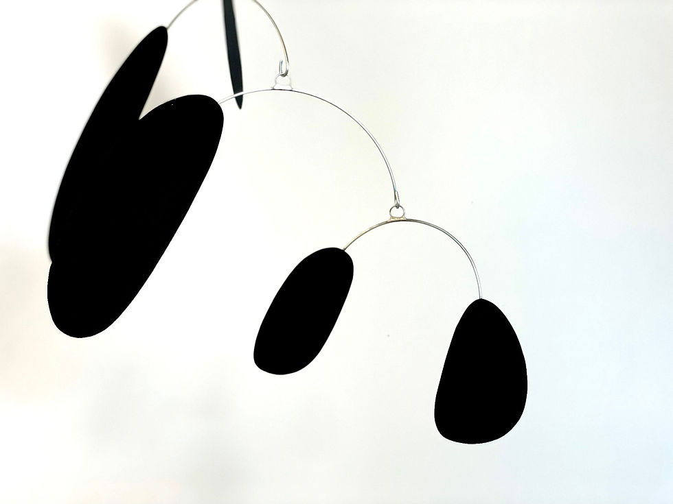 Thumbnail: Oval Mobile/Black & White