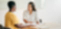 Job seeker engaged during an interview