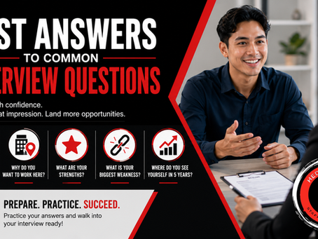 Best Answers to Common Interview Questions