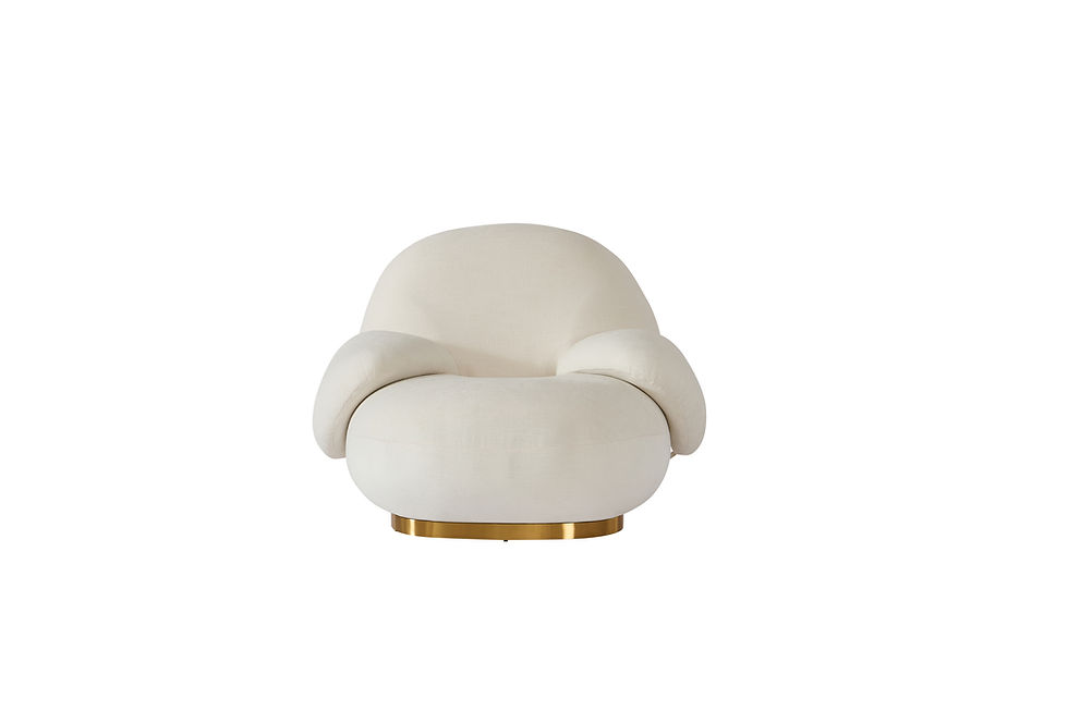 Thumbnail: Gubi Swivel Arm Chair