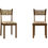 Thumbnail: Hulu 2PC Dining Chair in Walnut Frame