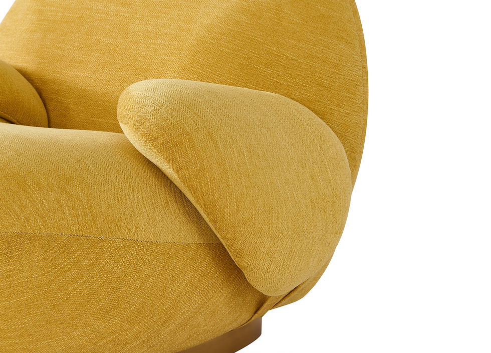 Thumbnail: Gubi Swivel Arm Chair