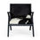 Thumbnail: Modrest Hallam - Glam Black and White Cowhide Accent Chair