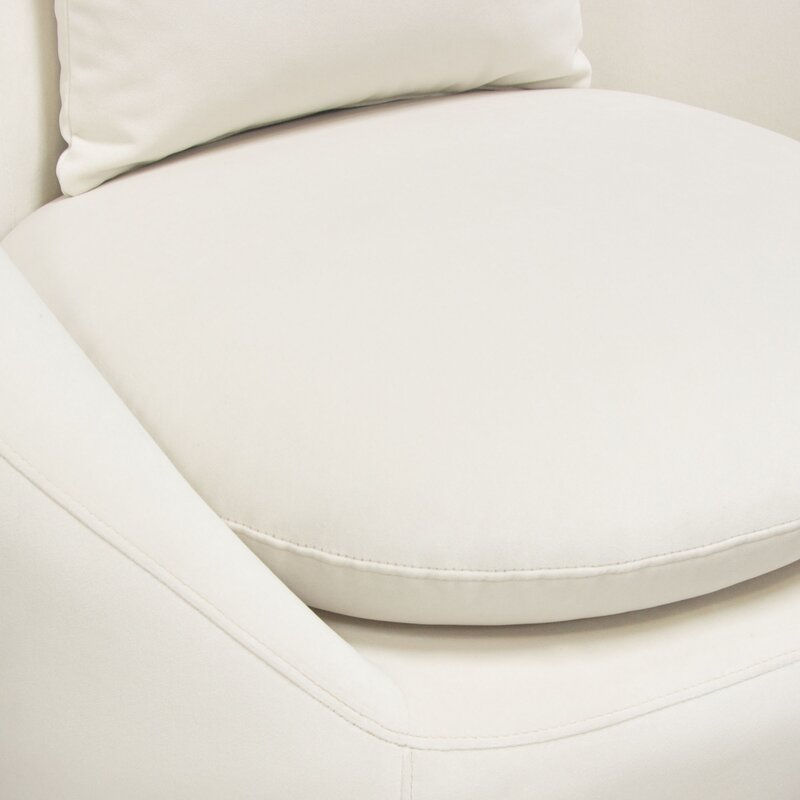 Thumbnail: Celine Velvet Swivel Barrel Chair
