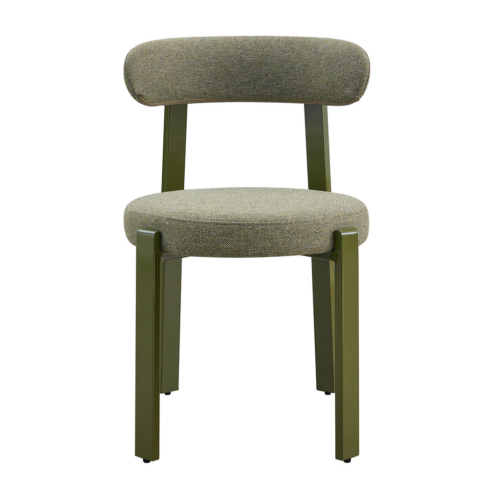 Thumbnail: Curved Back Dopamine Style Accent Side Chairs 2Pc Set