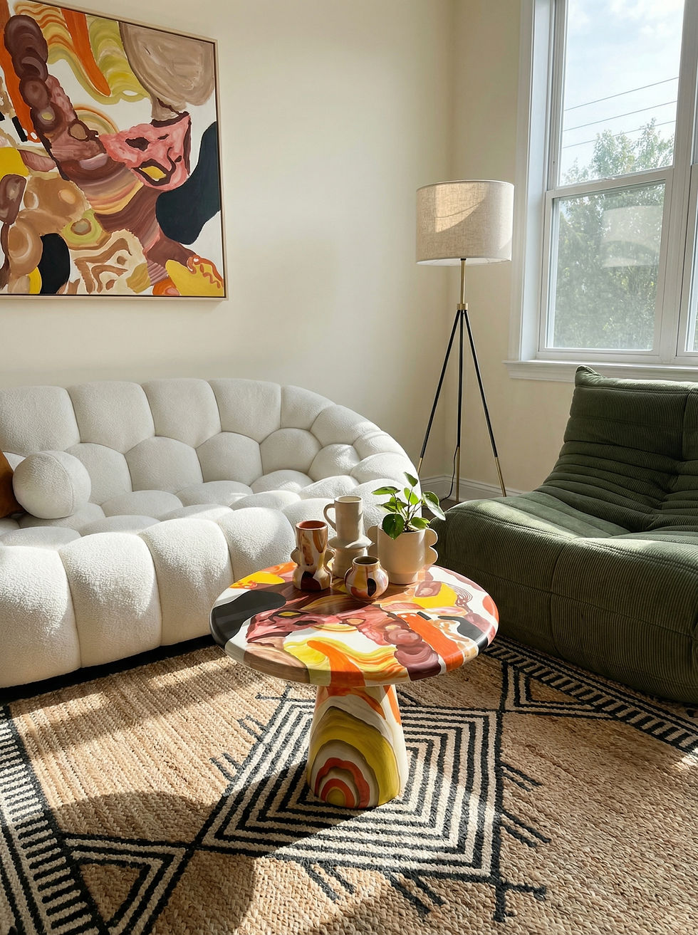 Thumbnail: Palette Side Table Abstract