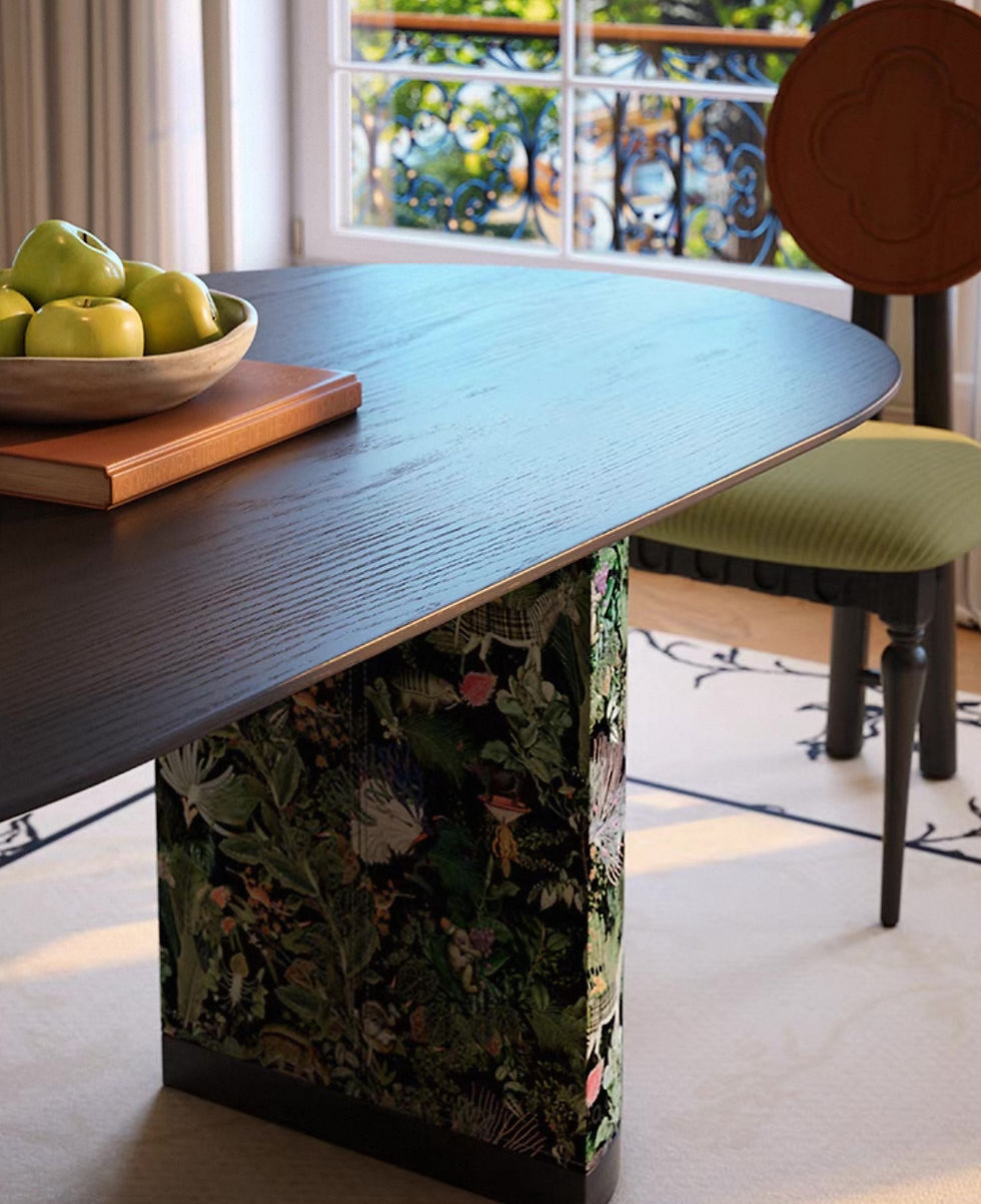 Thumbnail: Gefab Luxe Pedestal Dining Table