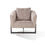 Thumbnail: Modrest Forbis - Contemporary Light Grey Fabric Accent Chair