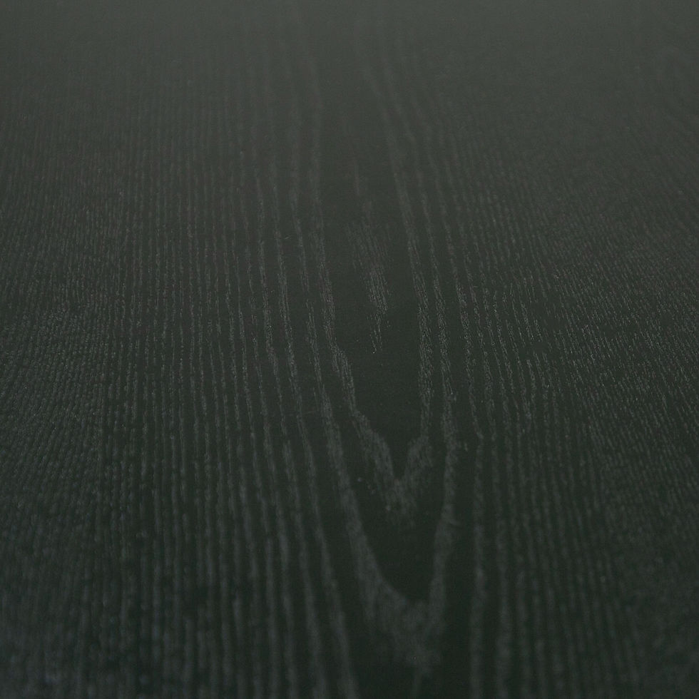 Thumbnail: Modrest Elkhorn - Glam Black Ash + Stainless Steel 126" Dining Table