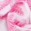 Thumbnail: Silky Feel Square Scarf in a Pink Scallop Shell Design