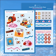 sticker sheet august mail club