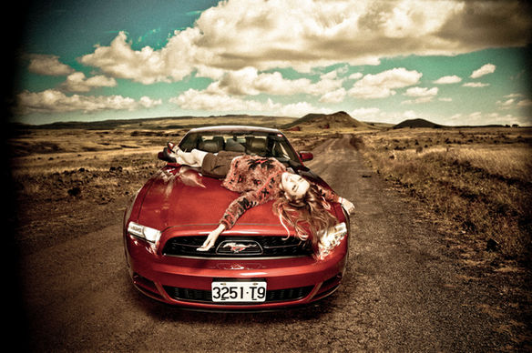 攝影師江俊泰與台灣雜誌合作拍攝南拳媽媽Lara梁心頤的形象攝影作品。