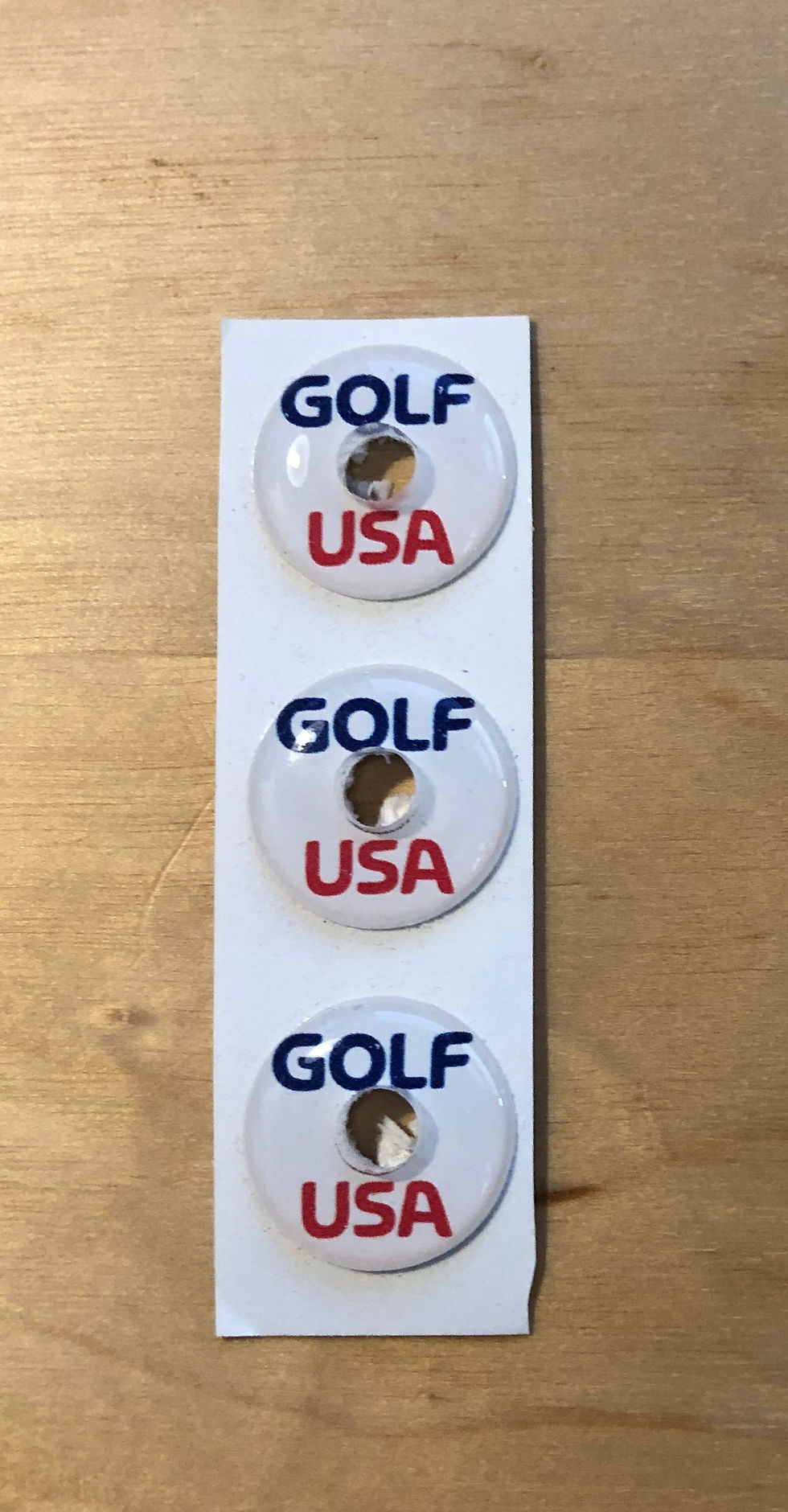 Thumbnail: NeverLostGolf ™ (Golf USA logo) golf ball marker