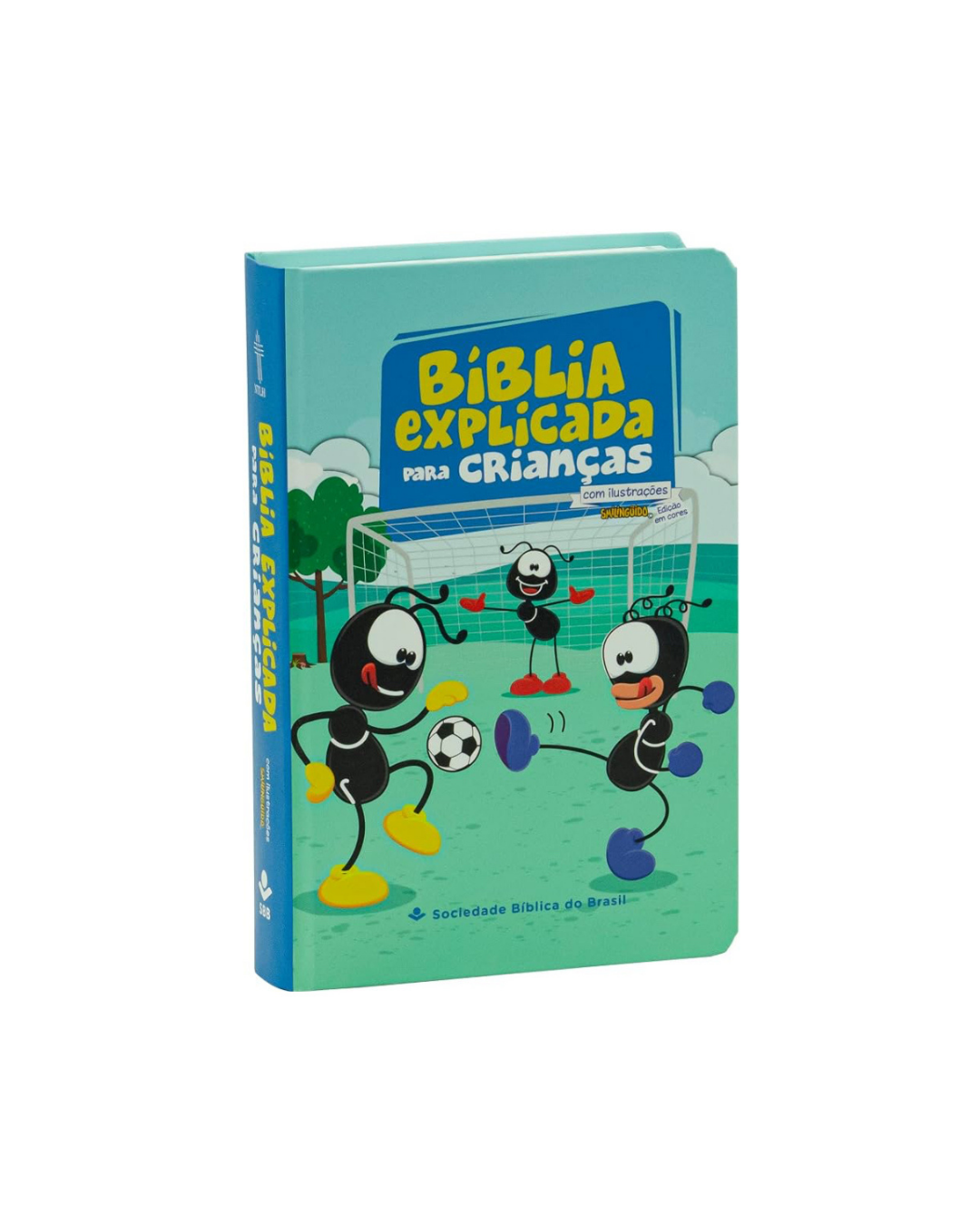 Bíblia Sagrada NTLH Explicada para Criança Smilinguido Futebol