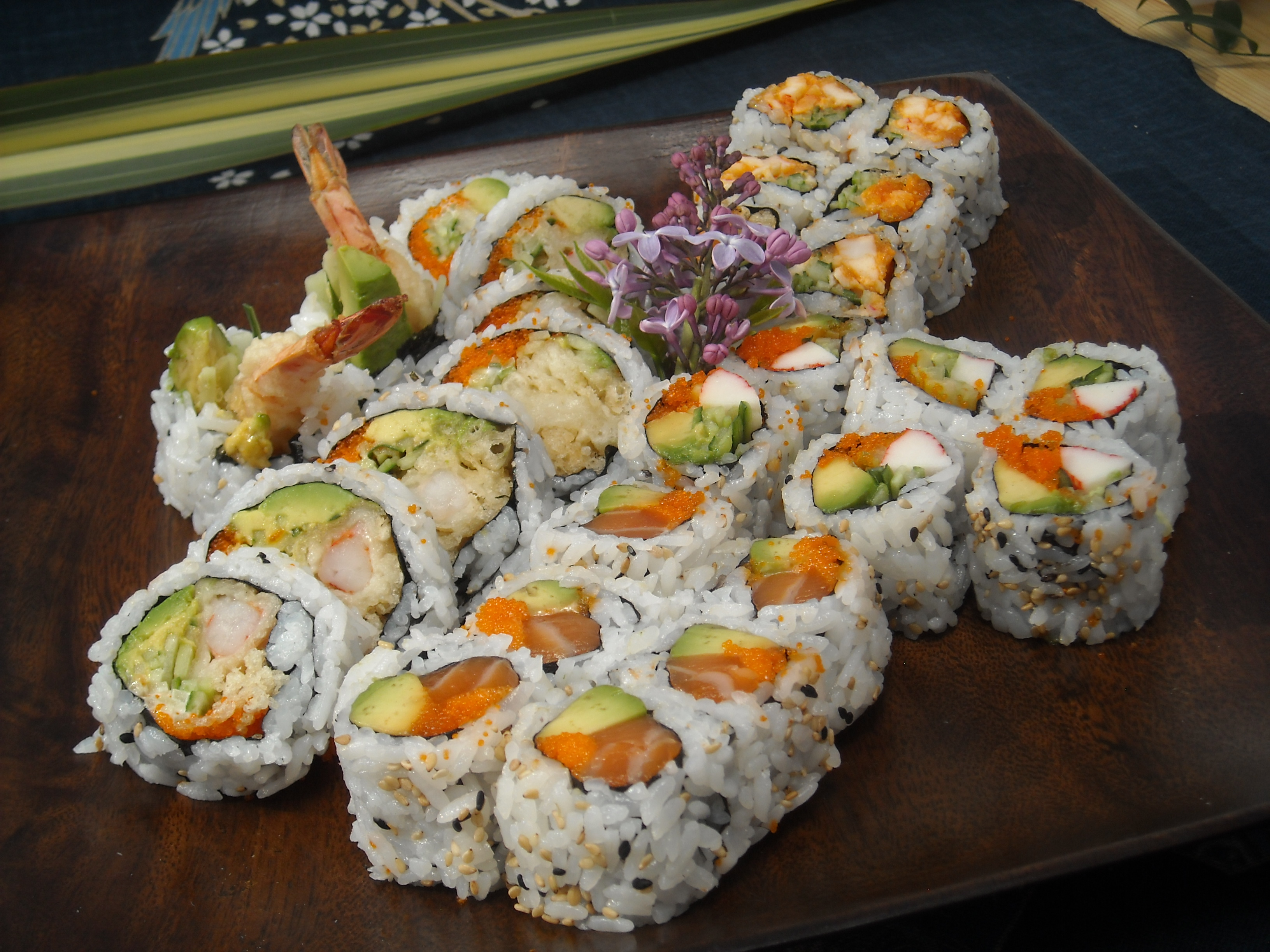 Arranged Food and Objects