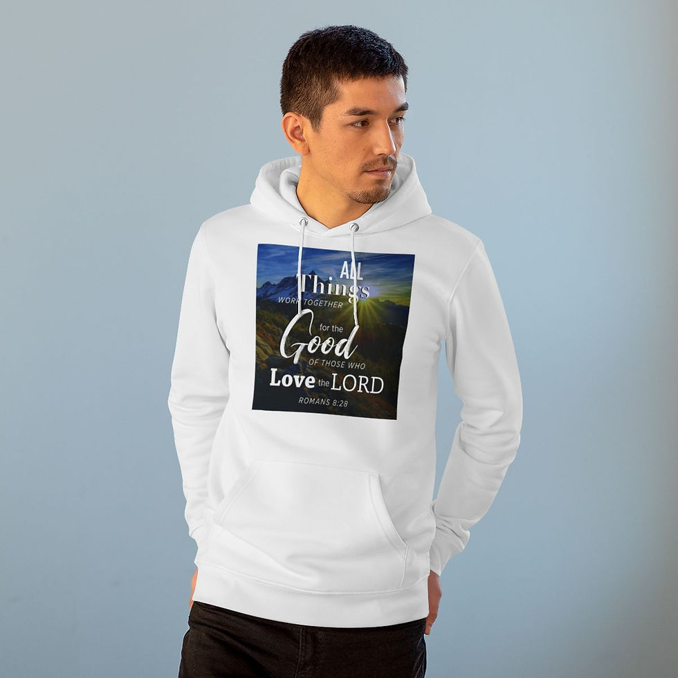 Thumbnail: Cruiser Hoodie | All Things Work Together - Romans 8:28