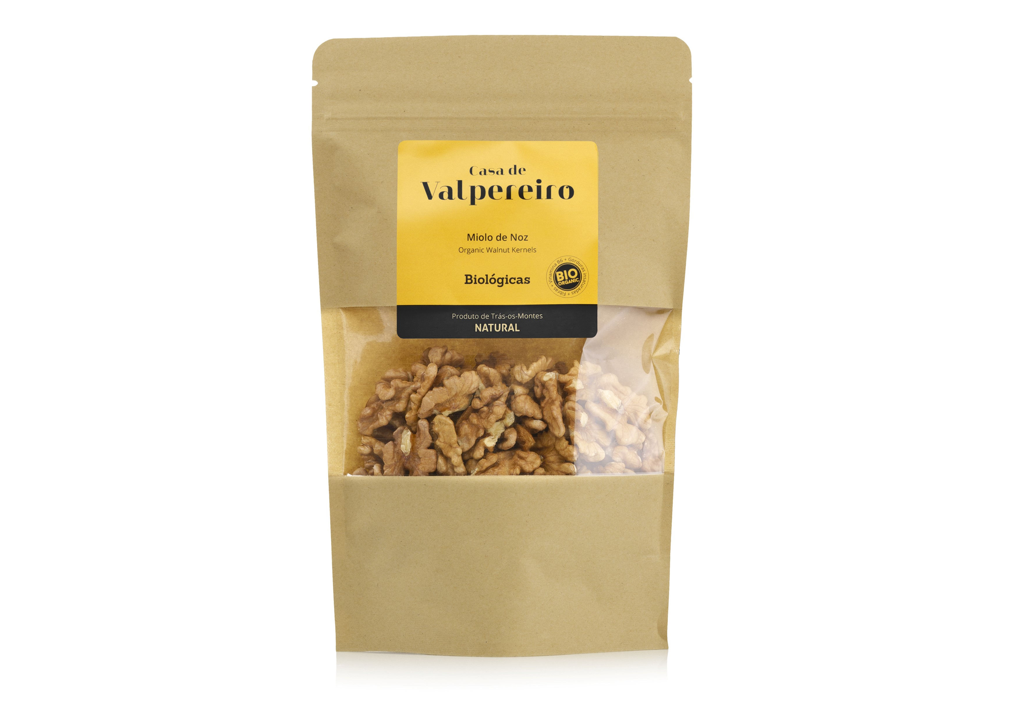 6 Sacos de Miolo de Noz Biológico Casa de Valpereiro