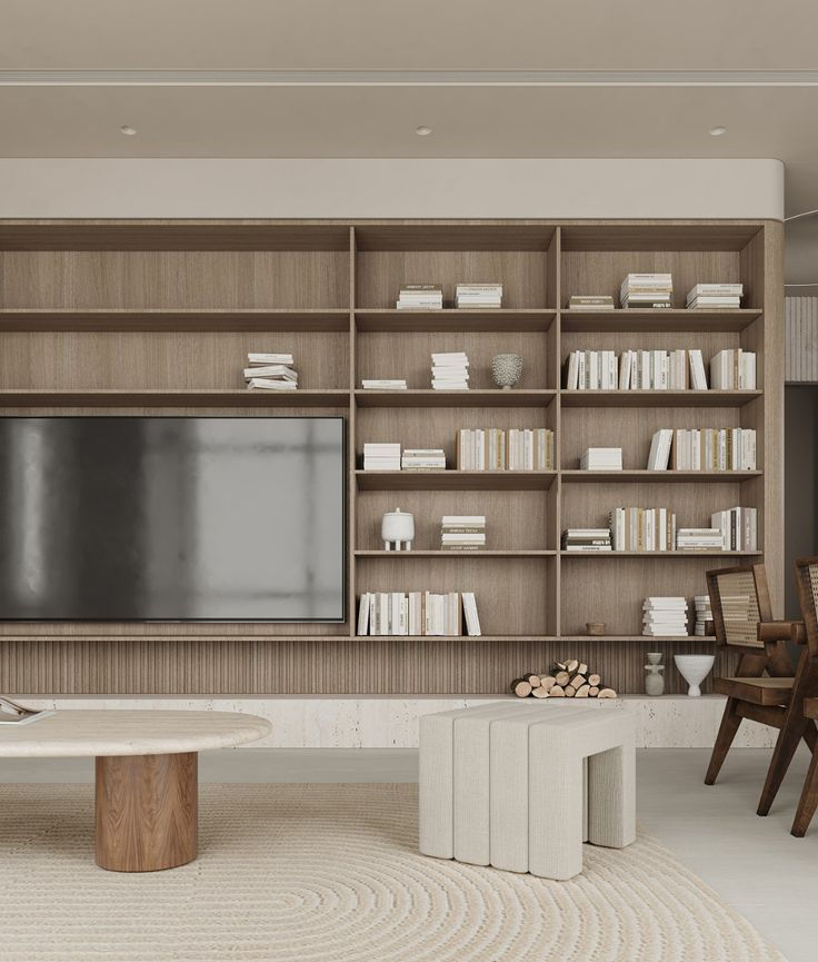 Calming And Cohesive Beige And Greige Home Interior