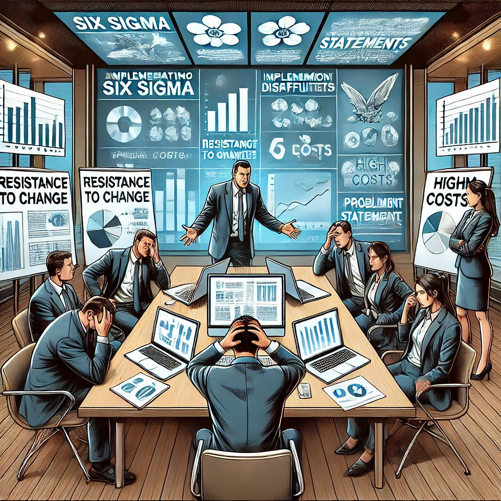 Nachteile Implementierung von Six Sigma in einem Unternehmen