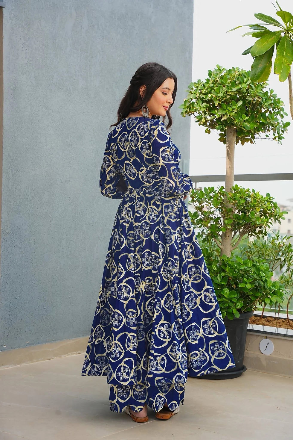 Thumbnail: Designer Digital Printed Rayon Kurti with Pant