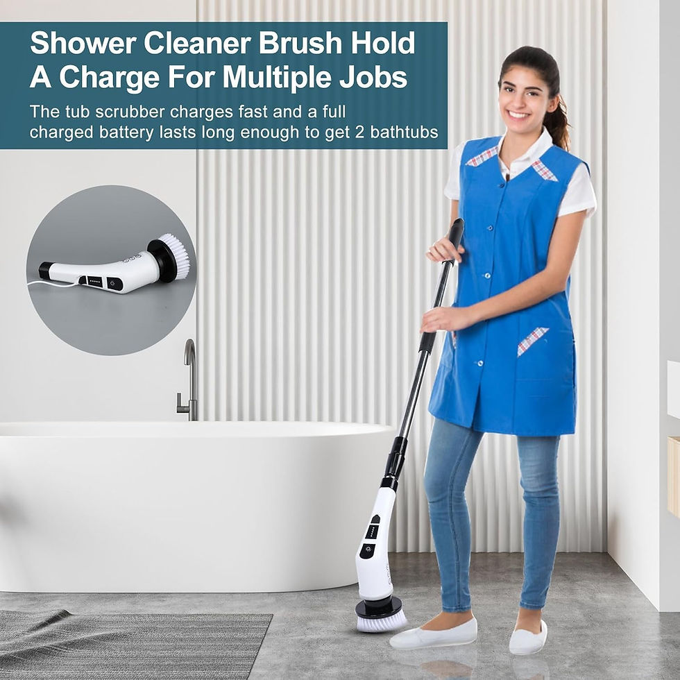 Thumbnail: 9 In 1 Cordless Electric Spin Cleaning Brush With Extension Handle