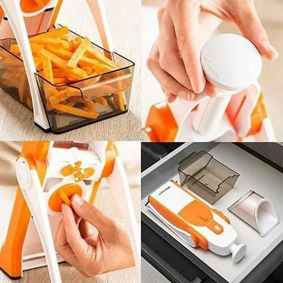 Thumbnail: Multipurpose Chopper Salad Cutter With Container