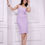 Thumbnail: Stylish Woven Ribbed Knitted Midi Dress for Women