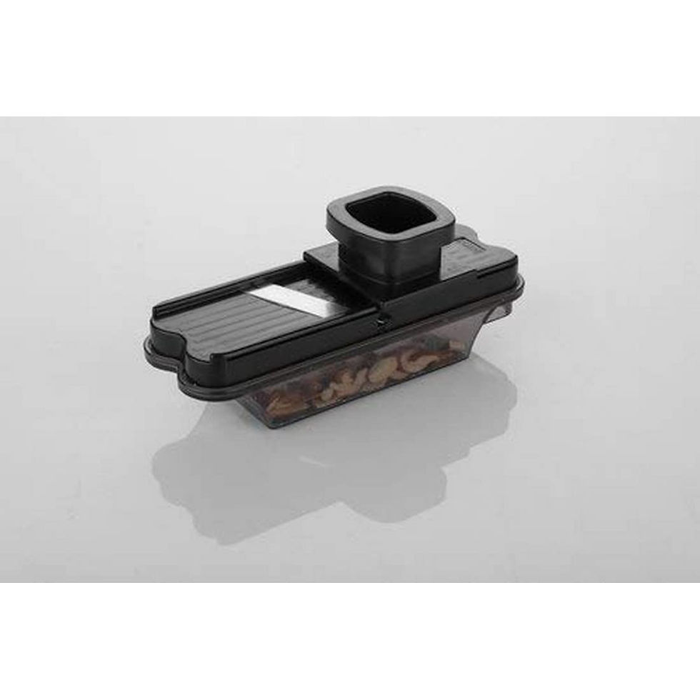 Thumbnail: Dry Fruit Cutter With Plastic Container & Adjustable Stainless Steel Blade