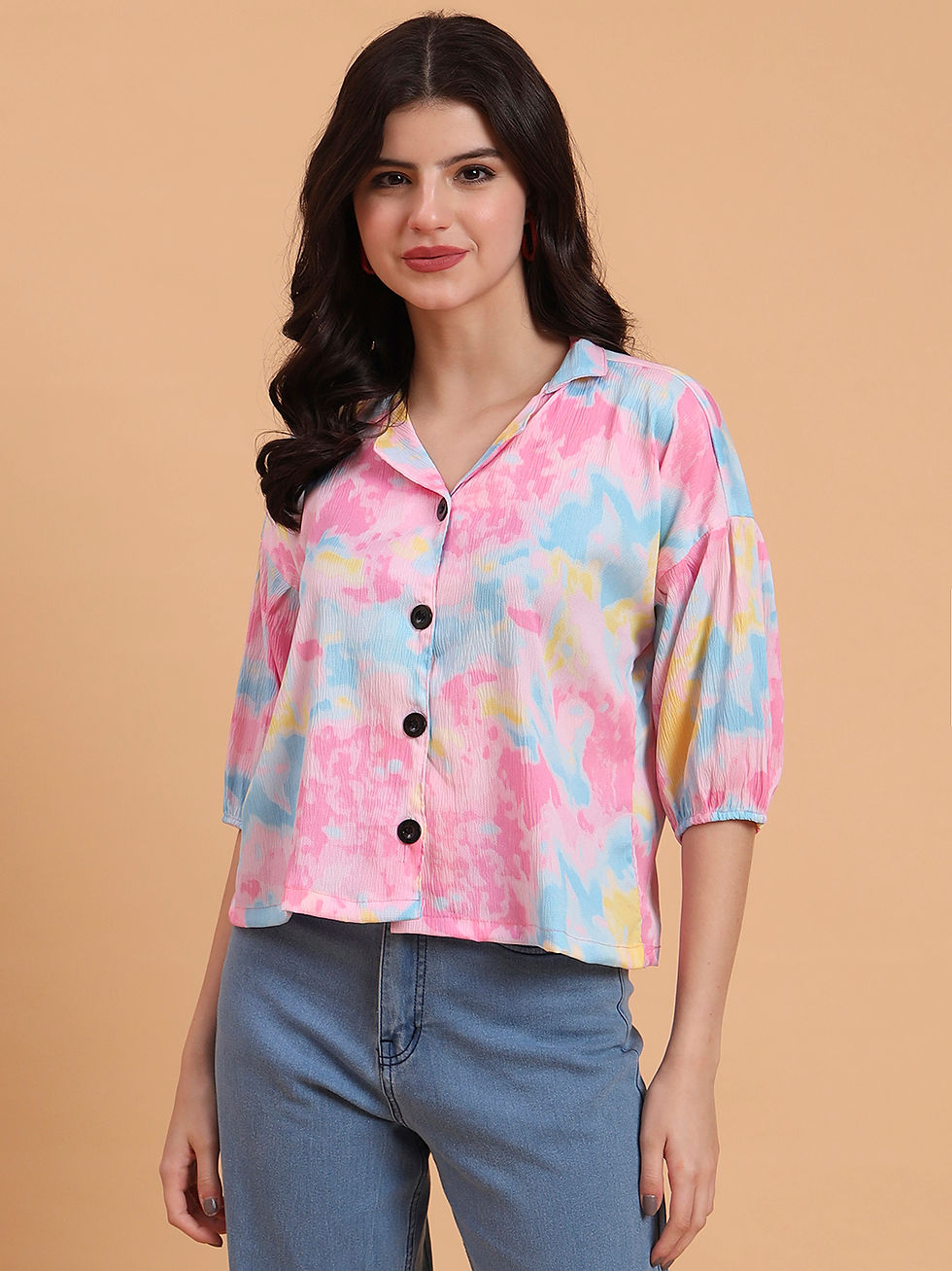 Thumbnail: Elegant Printed Shirt for Women – Stylish & Comfortable