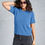 Thumbnail: Women Short Sleeve Knitted Top – Comfortable & Stylish Everyday Wear