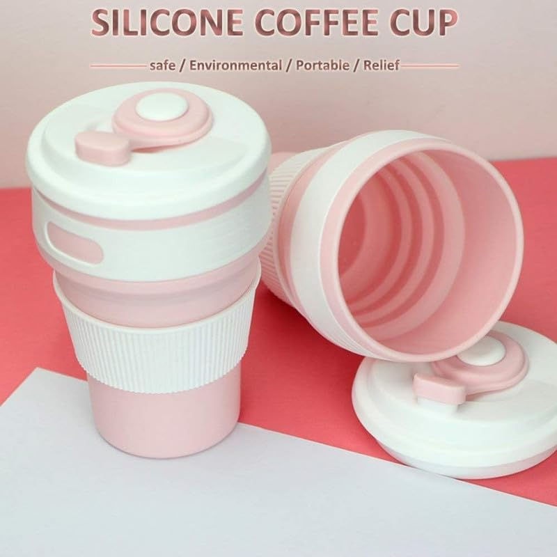 Thumbnail: Portable Silicone Folding Collapsible Drinking Cup For Office,  Home.