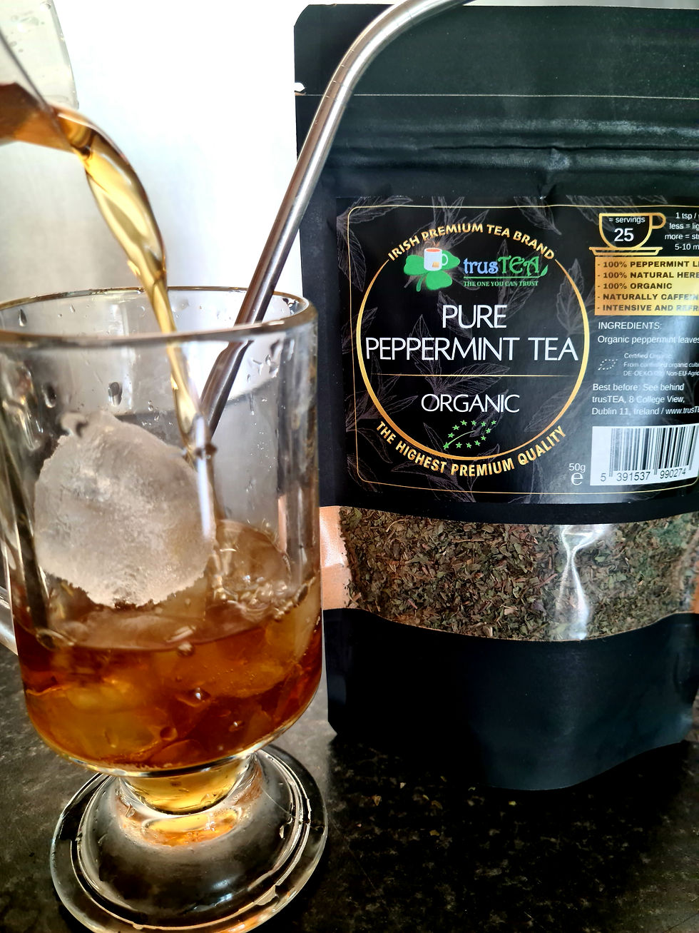 Thumbnail: pure peppermint tea organic herbal tea trusTEA