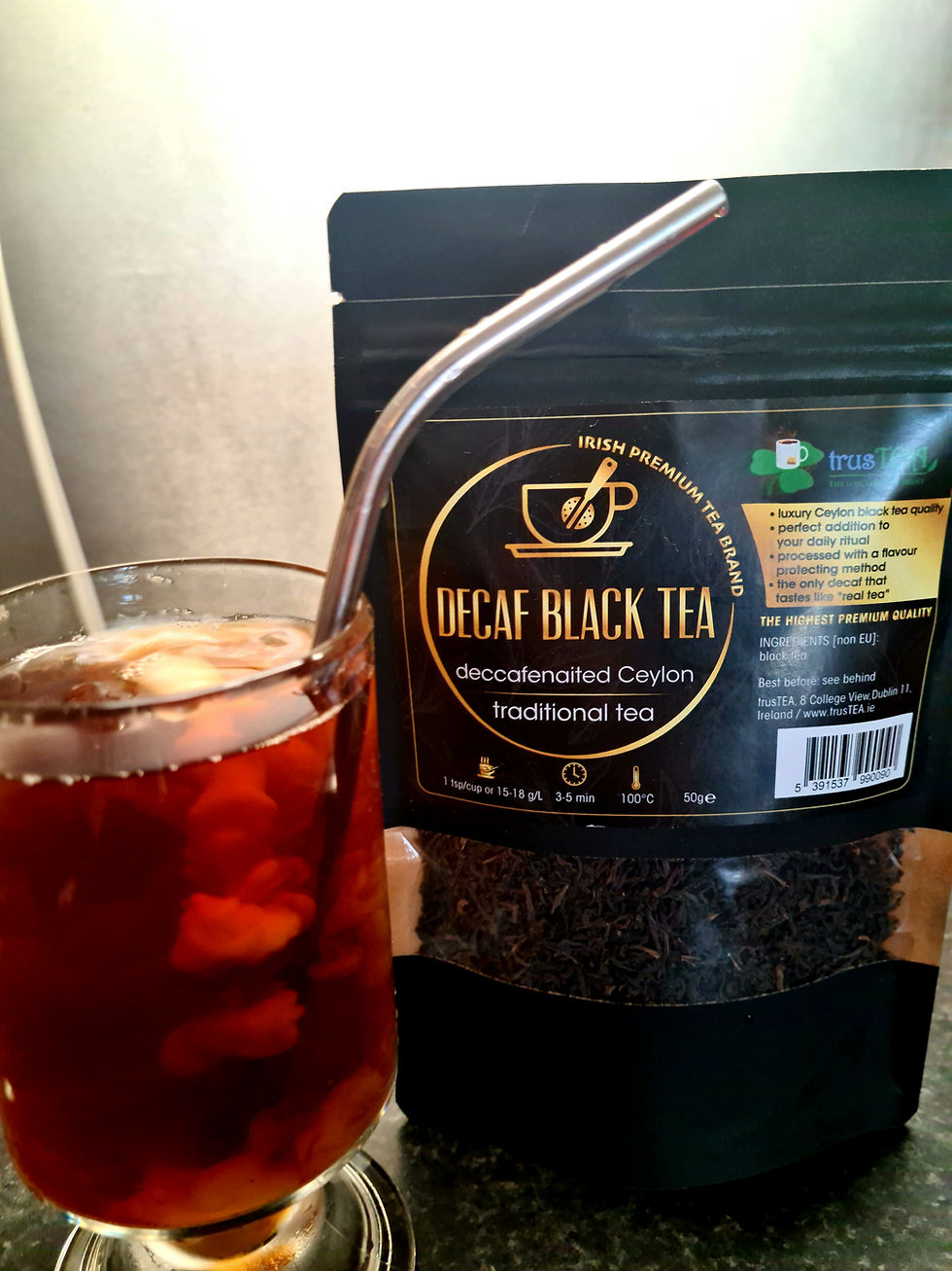 Thumbnail: decaffeinated black tea decaf ceylon black tea trusTEA