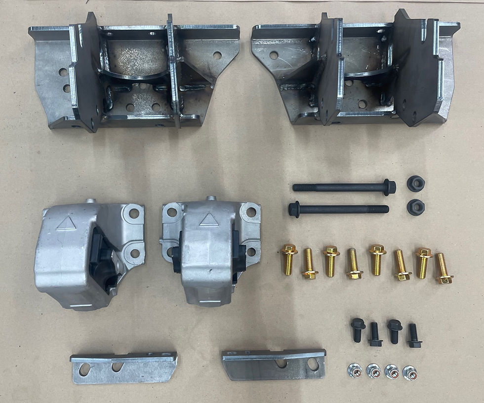 12v/24v Cummins to 73-87 C 5/10/20/30 2WD Square Body Chevy Mounts